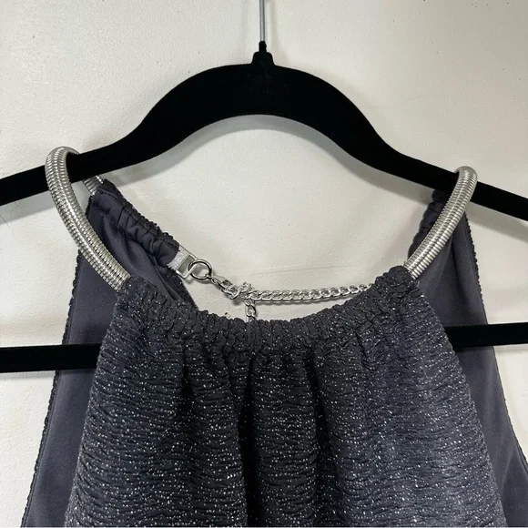 Eliza J Fukuro Textured Glitter Sheath Dress, women’s size 12 - Picture 4 of 10